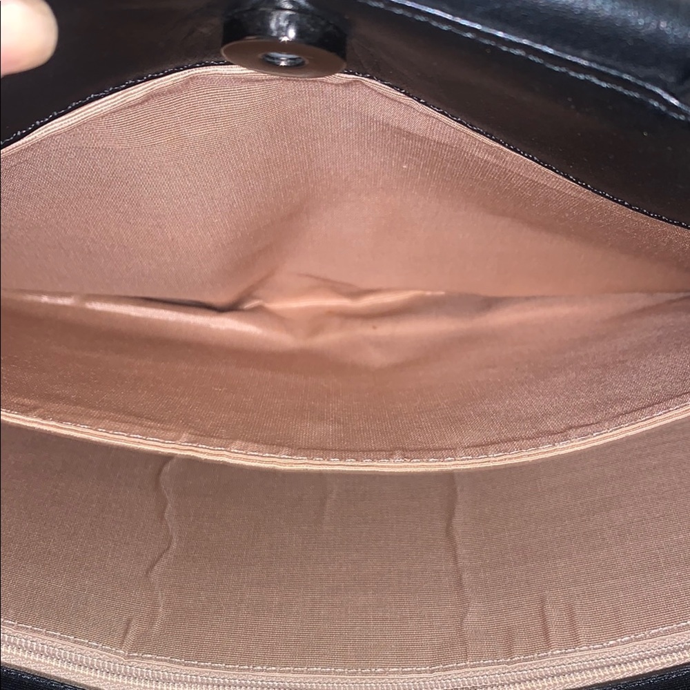 Vintage Yves Saint Laurent Black and Tan Tote Bag GUC YSL - Picture 8 of 16